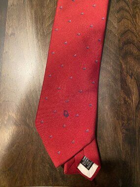 Dior Neckware Tie Red Mens